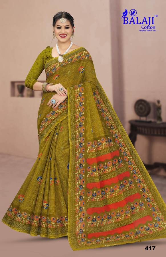 Prime Beauty Queen With B.p Vol-4 By Balaji Khadi Printed Cotton Sarees Wholesale Online